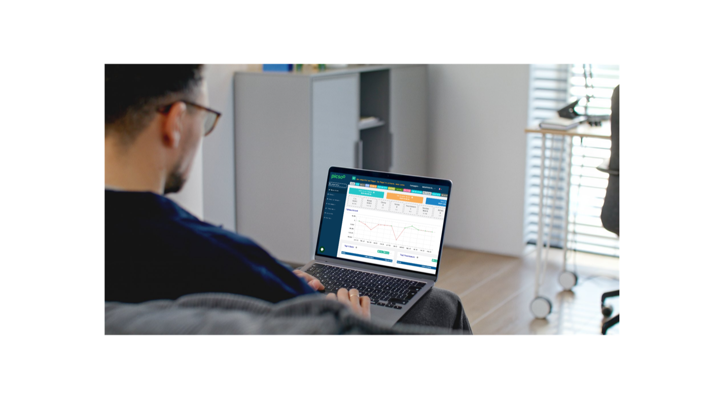 Interface du logiciel comptable Picsoo Mauritius
