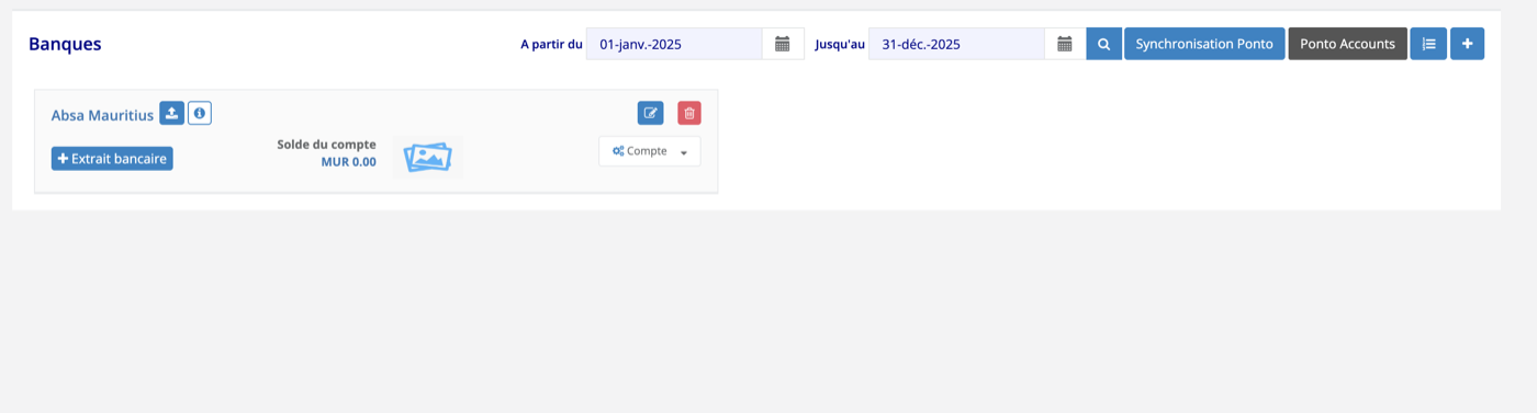 Écran Picsoo : CRM